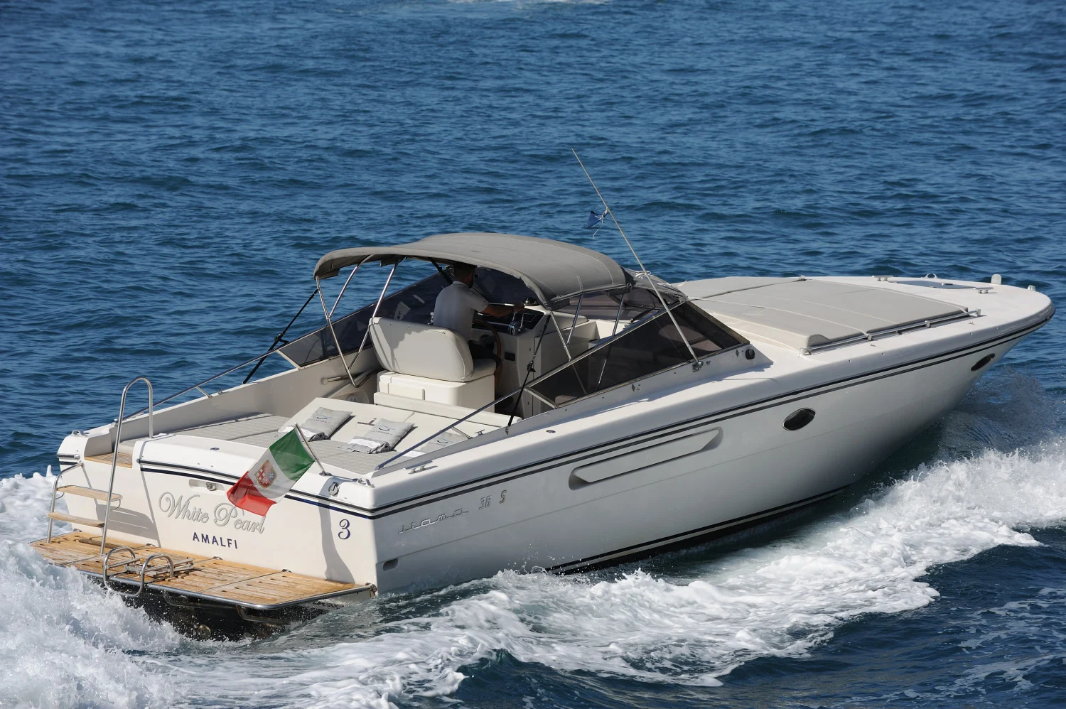 White Pearl in navigazione